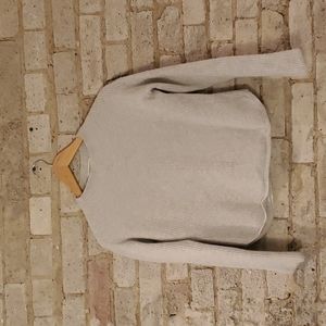 Women's Babaton Heather Grey, Mock Neck Sweater. Size XS.